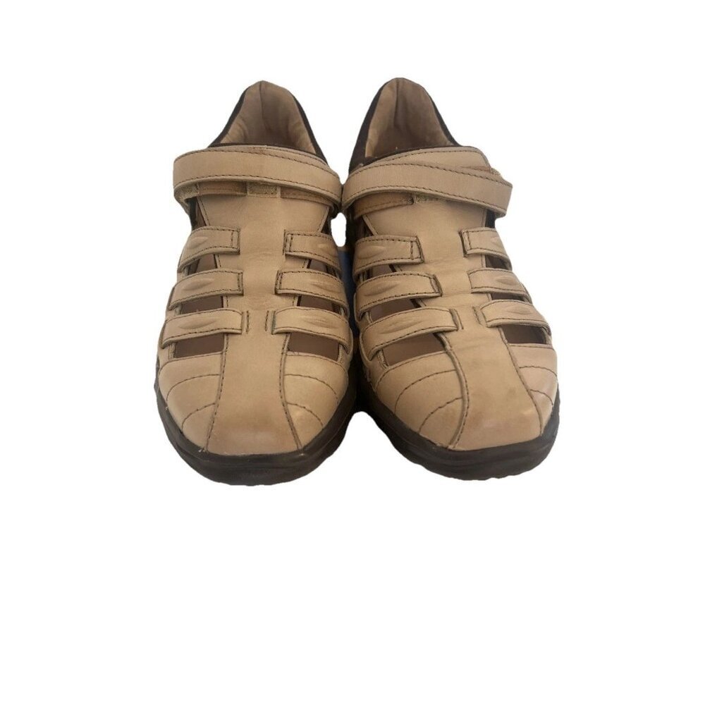 DR COMFORT *BREEZE* CLOSED TOE/HEEL DIABETIC SANDALS SHOES - LADIES 5.5W